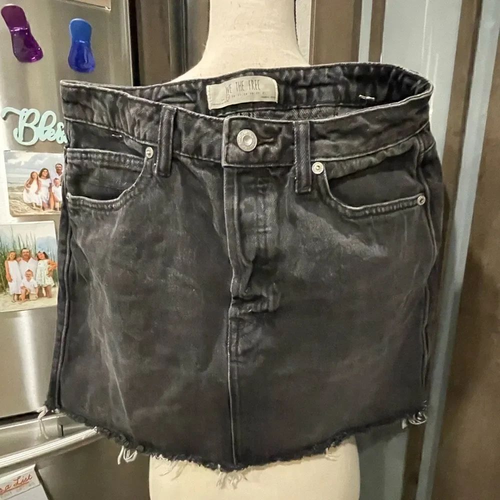 We the free denim skirt